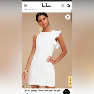 White One-Shoulder Dress